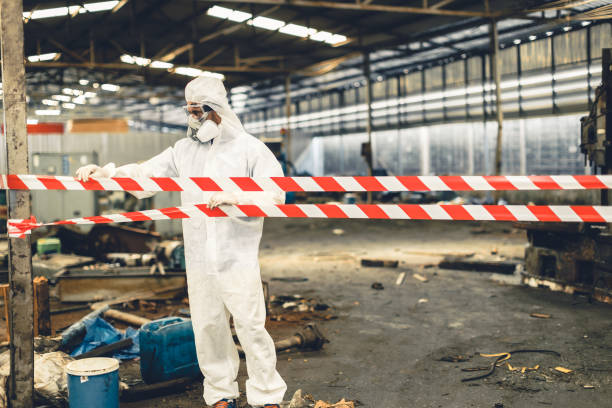 Professional Unattended Death Cleanup technician working in Plainfield, IN